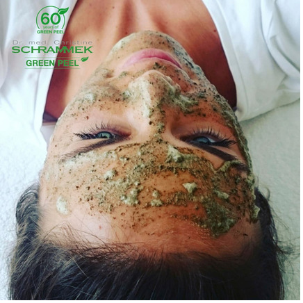 Kalmerende Green boost facial
